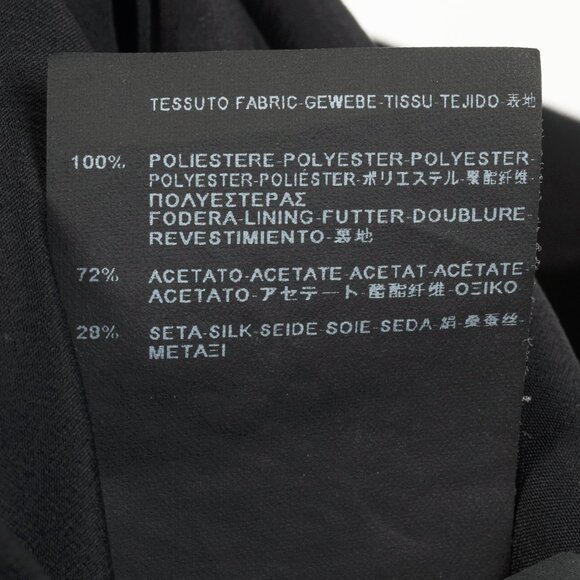 Balenciaga Black Crepe Back-Pleat Sleeveless Dress - Picture 8 of 9